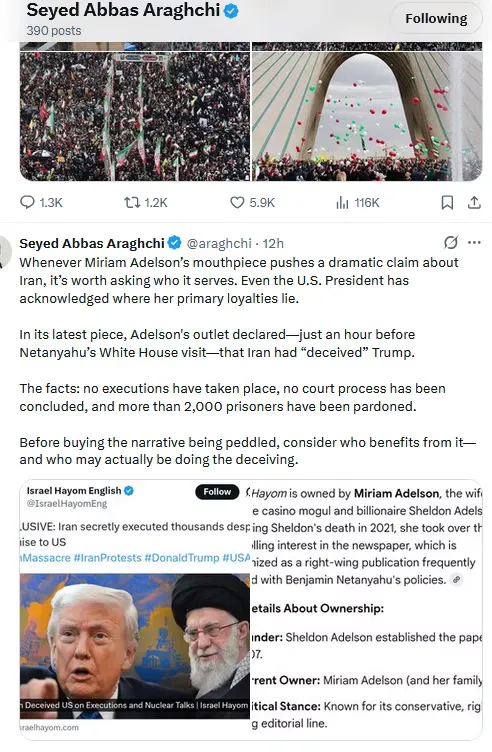 Iran Signals Escalation Readiness While Testing the U.S.–Israel Alliance