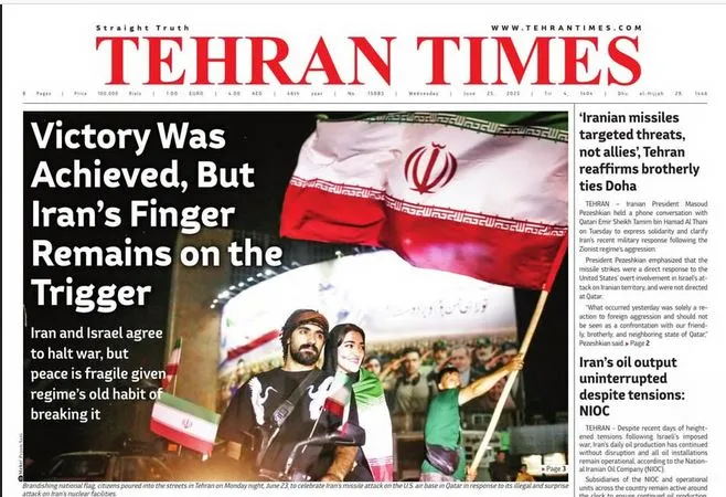 Iranian Media Celebrate ‘Victory’ as Public Sentiment Remains Divided
