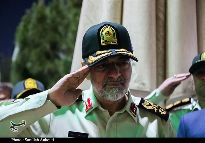 Iran's new police chief in Russia. 