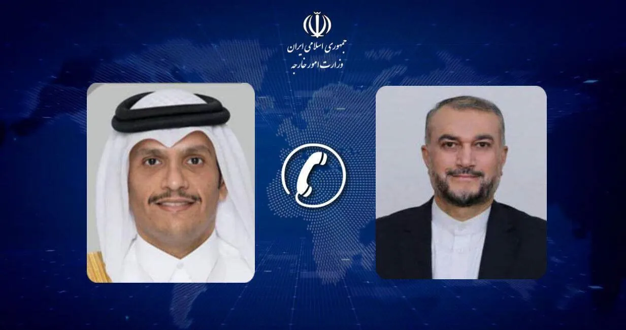 Iran and Qatar FM discussed improving relations.