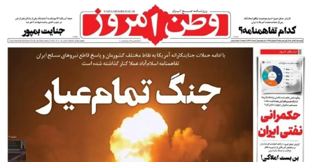 Iranian Press Monitor - Thursday, 16 July 2026 (Day 135)